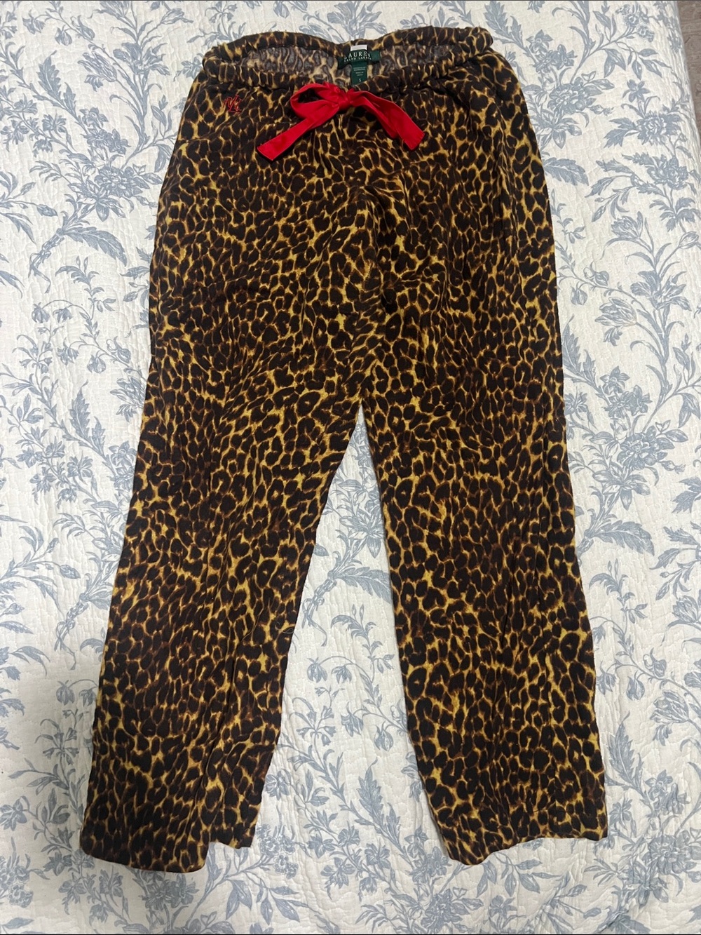 Ralph Lauren Leopard Print Pajama Pants- size S